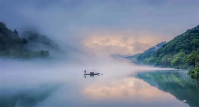 世界の目東江湖の風景