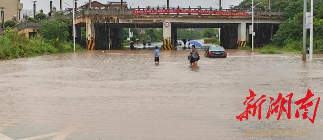 暴雨来袭，安仁交警全力保障道路安全