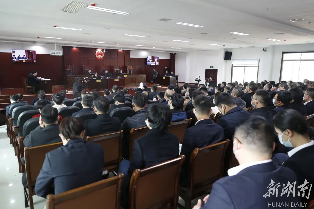 临武县：庭审现场成“纪法学习+警示教育”双课堂