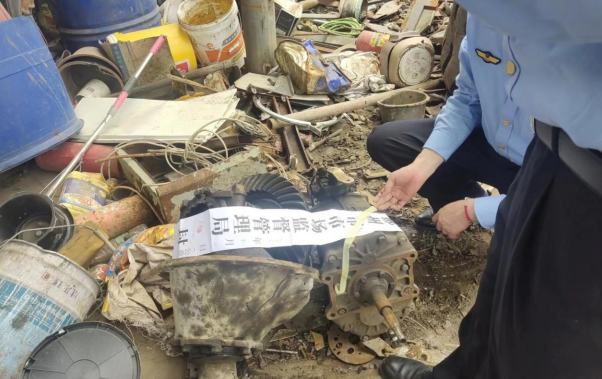 苏仙区多部门联合开展报废机动车非法回收拆解专项执法整治行动