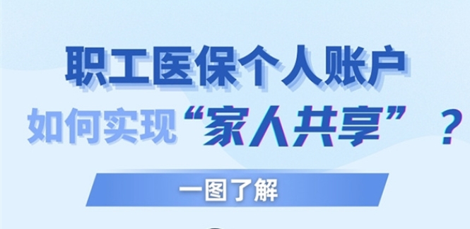 职工医保个人账户如何实现“家人共享”?一图了解