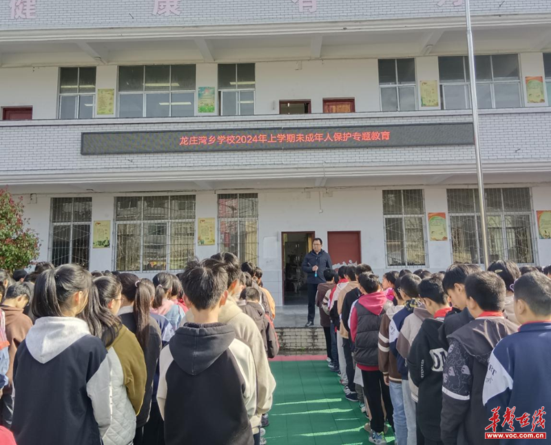 溆浦县龙庄湾乡学校开展未成年人保护专项行动华声社区频道