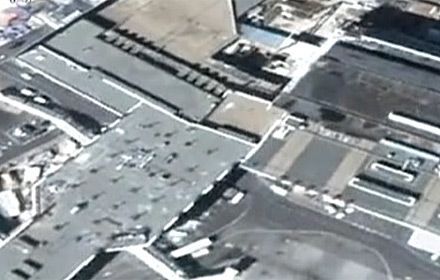 模拟图:多莫杰多沃机场。 模拟图:多莫杰多沃机场。