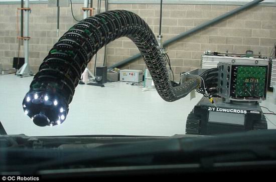 英公司研制机器蛇 可应用于军事和航空领域