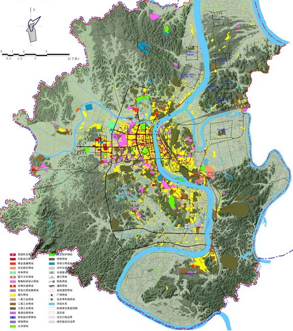 衡阳市城市总体规划图图片