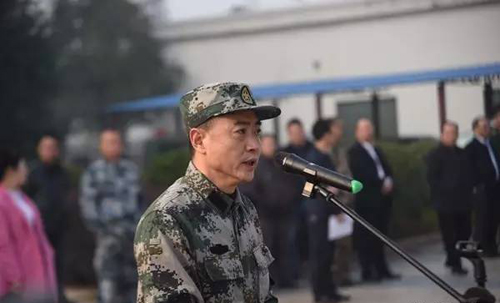 衡南县春节前夕举行森林防火军地联合演练