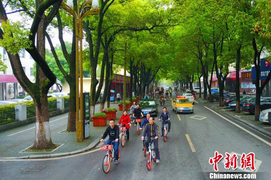 全国首个共享单车示范县市落户湖北枝江