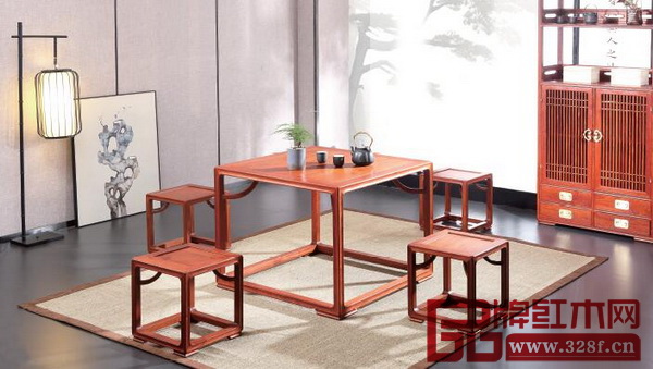 世外桃源?新明式红木家具，给人以家的精致与简单（明轩茶室系列）
