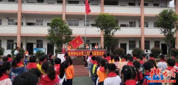 5安乡县安丰中心小学：红领巾 心向党1.jpg