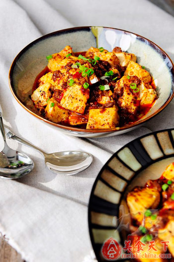 流传全国乃至世界的一道川菜名品——麻婆豆腐