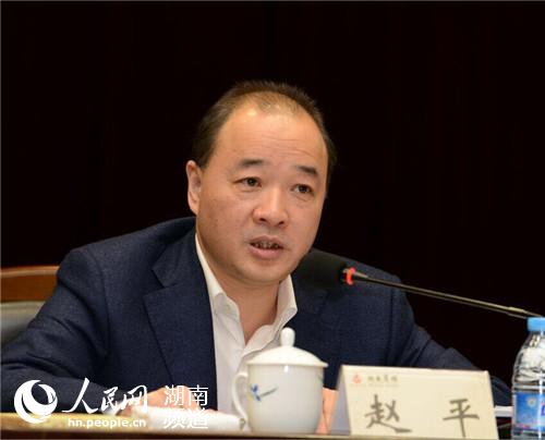 图为湖南省交通运输厅党组成员,副厅长赵平 (姚跃初 摄)