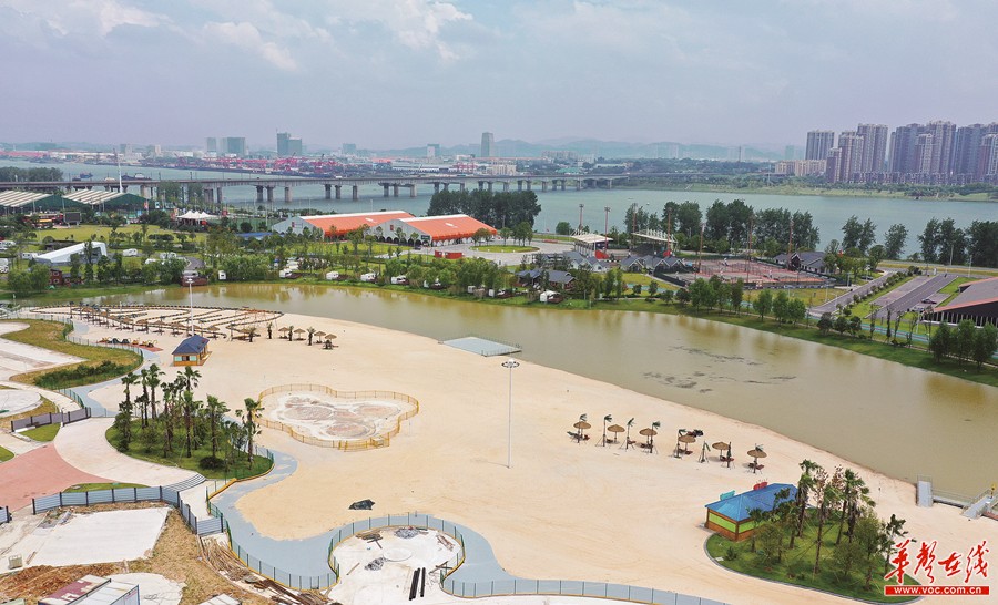 月亮岛沙滩公园美丽初现