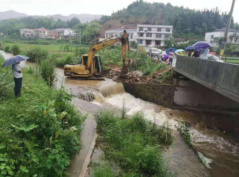 平江县童市镇:闻"汛"而动,迅速有力