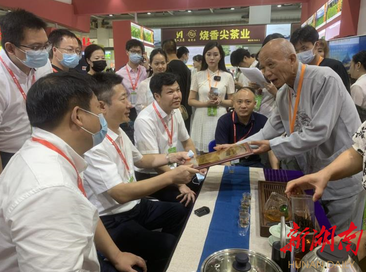炎陵茶叶在湖南茶业博览会夺“四金”