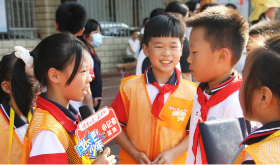 天元区滨江小学校运会——栏目小记者在行动