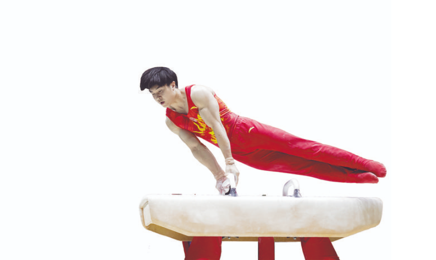 助力中国体操男团直通巴黎奥运会  株洲小将杨家兴拿下首个世界冠军