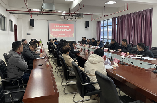 湖南化工职院领导到机电工程学院调研指导工作